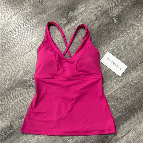 NWT Athleta Triangle Tankini Top D-DD Size Small - Picture 2 of 9